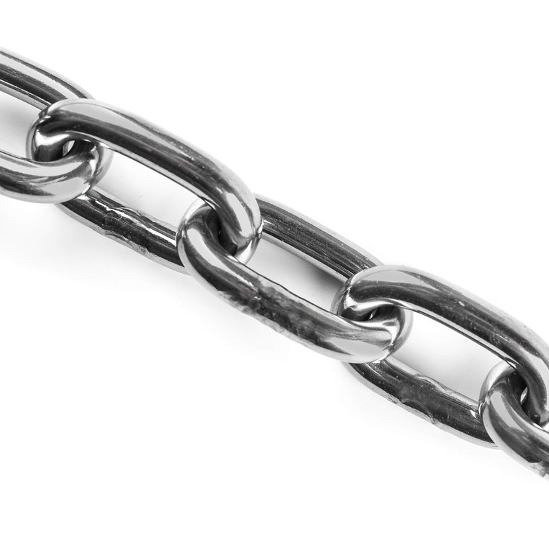 HarborCraft 5/16" by 10 Foot Stainless Steel Anchor Chain with Lock Ring Shackles - Image 5